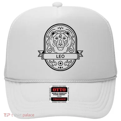 Leo Zodiac Symbol Design Hat