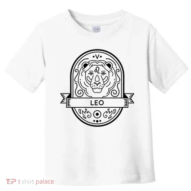 Leo Zodiac Symbol Design Toddler T-Shirt
