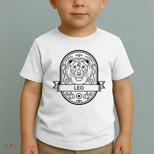Leo Zodiac Symbol Design Toddler T-Shirt