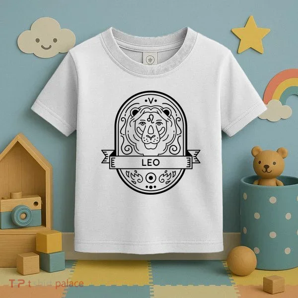Leo Zodiac Symbol Design Toddler T-Shirt