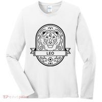 Leo Zodiac Symbol Design Women's Long Sleeve Shirt thumb 0
