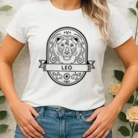 Leo Zodiac Symbol Design Women's T-Shirt thumb 2