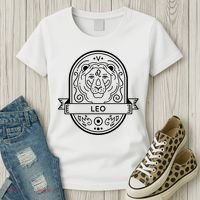 Leo Zodiac Symbol Design Women's T-Shirt thumb 3