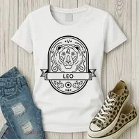 Leo Zodiac Symbol Design Women's T-Shirt thumb 3