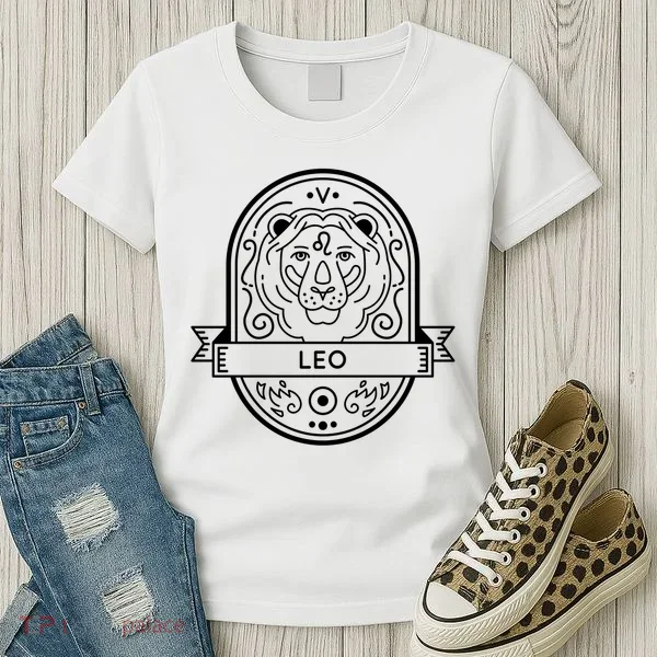 Leo Zodiac Symbol Design Women's T-Shirt