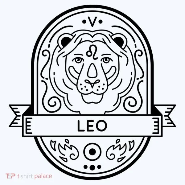 Leo Zodiac Symbol Design Women's T-Shirt