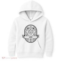 Leo Zodiac Symbol Design Kids Hoodie thumb 0