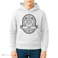 Leo Zodiac Symbol Design Kids Hoodie thumb 4