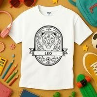Leo Zodiac Symbol Design Kids T-Shirt thumb 3
