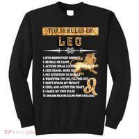 Leo Zodiac Top 10 Rules Of Leo Sweatshirt thumb 0