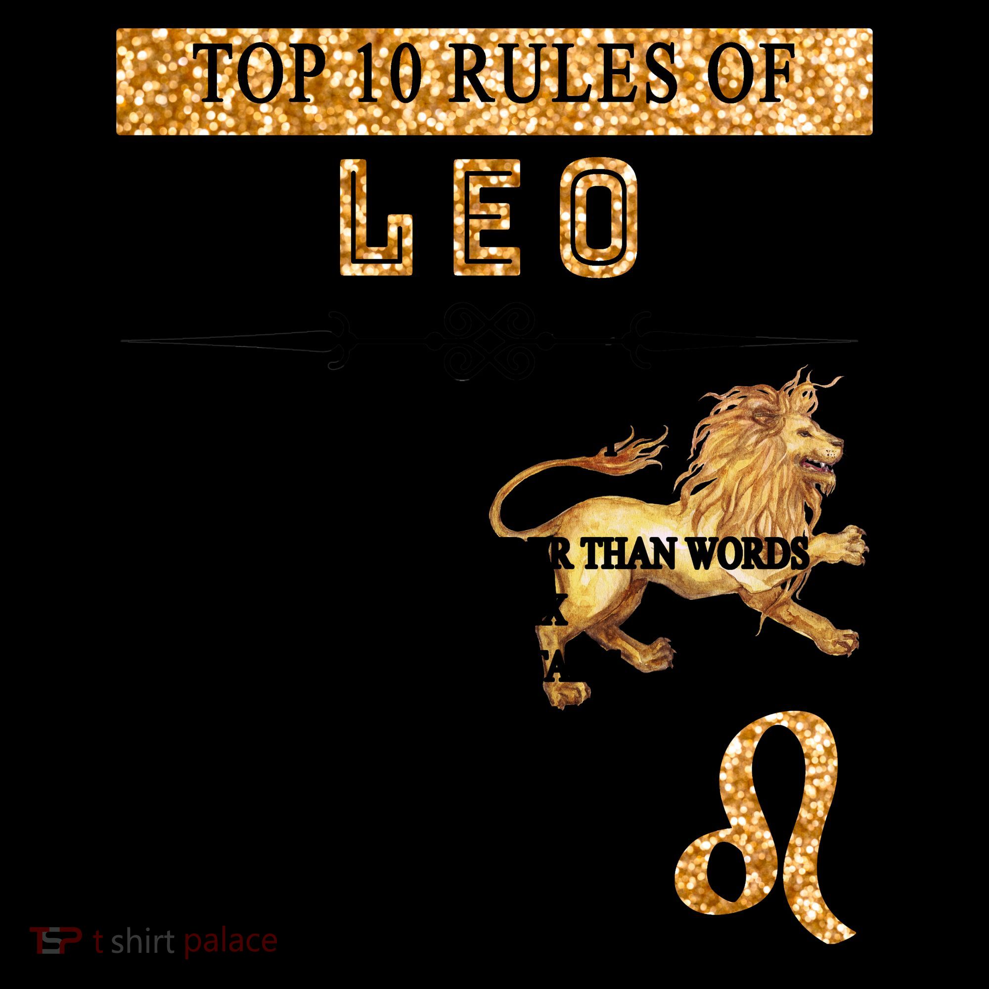 Leo Zodiac Top 10 Rules Of Leo Coffee Mug