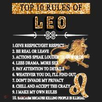 Leo Zodiac Top 10 Rules Of Leo Tumbler thumb 3