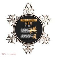 Leo Zodiac Top 10 Rules Of Leo Ornament thumb 0