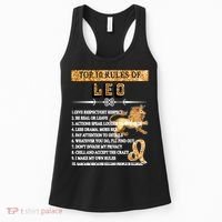 Leo Zodiac Top 10 Rules Of Leo Women's Tank Top thumb 0