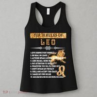 Leo Zodiac Top 10 Rules Of Leo Women's Tank Top thumb 3