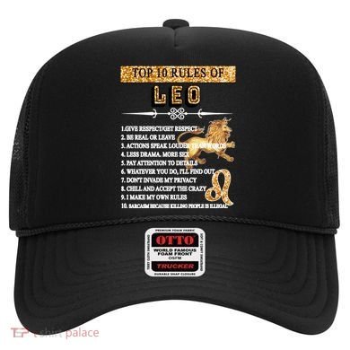 Leo Zodiac Top 10 Rules Of Leo Hat