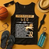 Leo Zodiac Top 10 Rules Of Leo Tank Top thumb 4