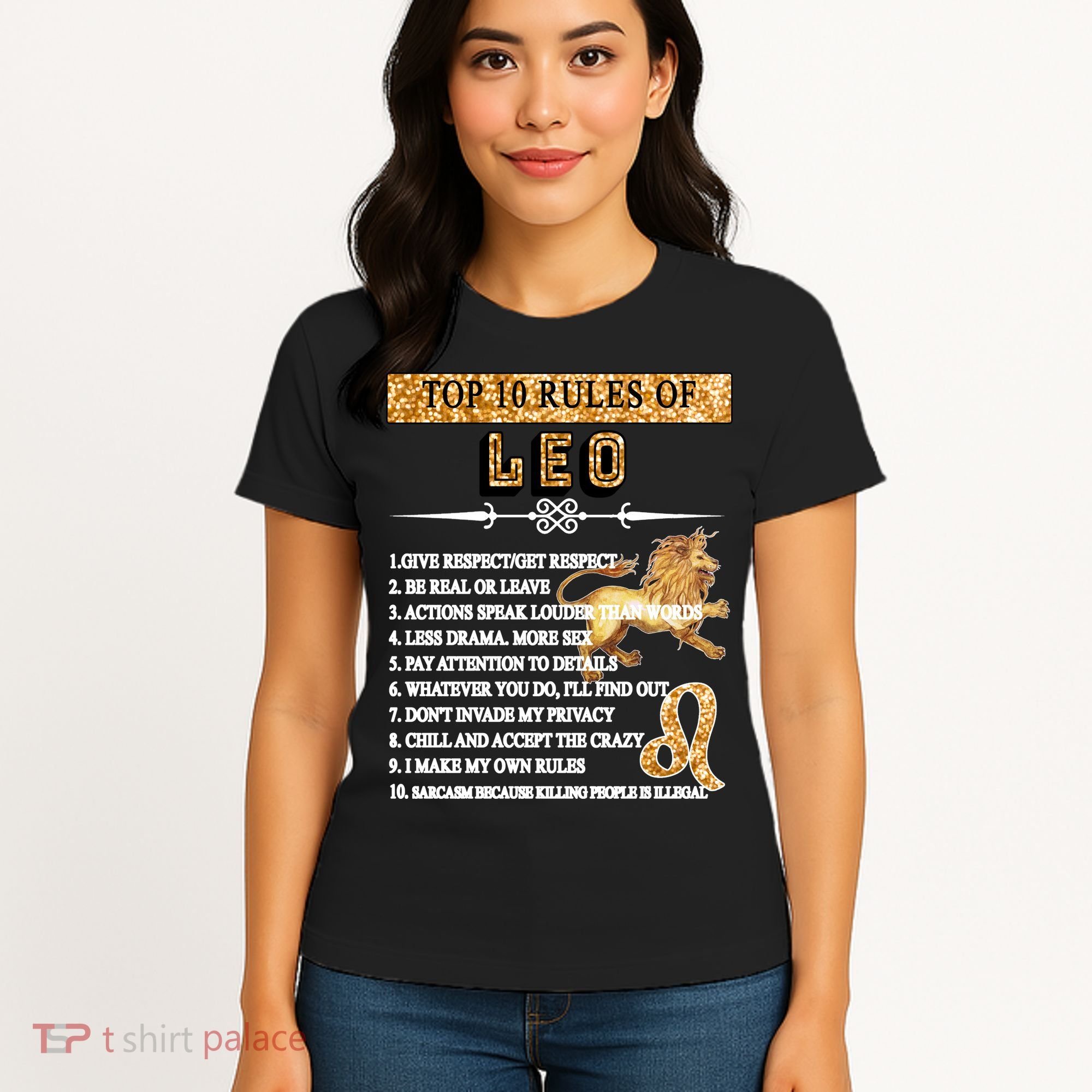 Leo Zodiac Top 10 Rules Of Leo Women's T-Shirt