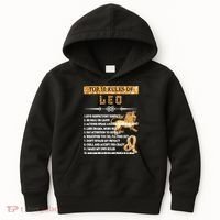Leo Zodiac Top 10 Rules Of Leo Kids Hoodie thumb 0