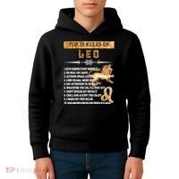Leo Zodiac Top 10 Rules Of Leo Kids Hoodie thumb 4