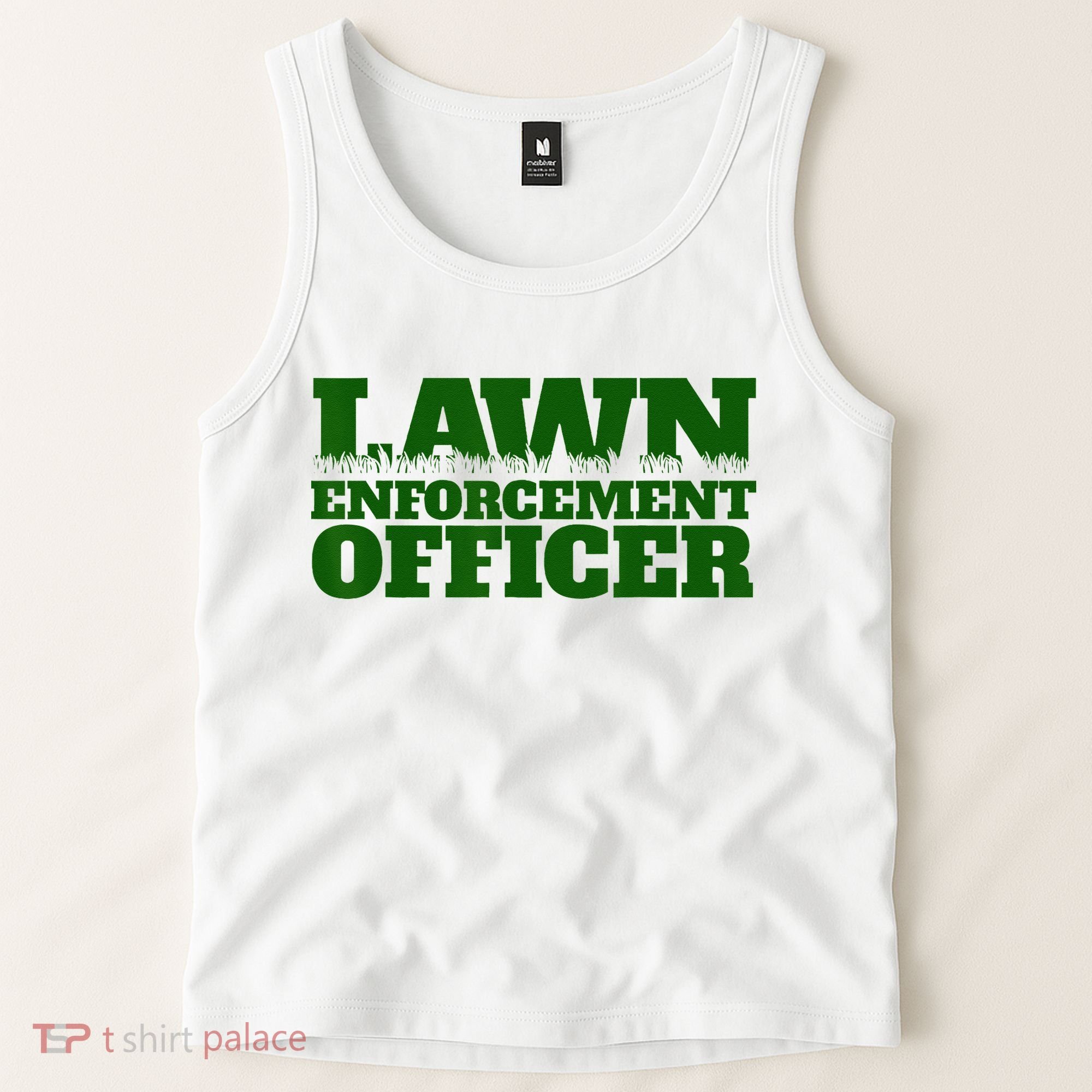 Lawn Enforcement Officer Tank Top