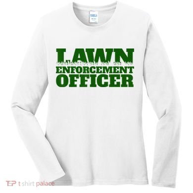 Lawn Enforcement Officer Women's Long Sleeve Shirt