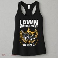Lawn Enforcement Officer for a Lawn Care Lawn Mowing Fan Women's Tank Top thumb 3