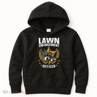 Lawn Enforcement Officer for a Lawn Care Lawn Mowing Fan Kids Hoodie thumb 0