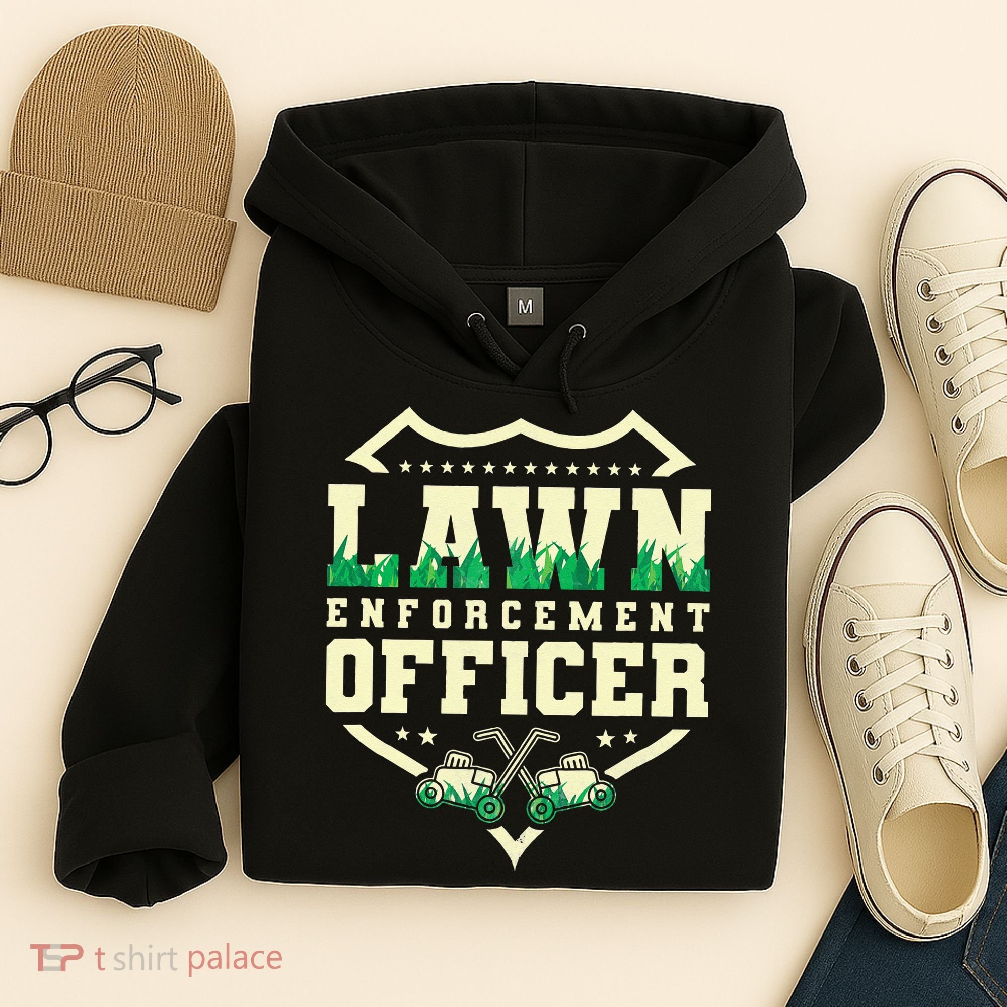 Lawn Enforcement Officer Lawn Care Hoodie