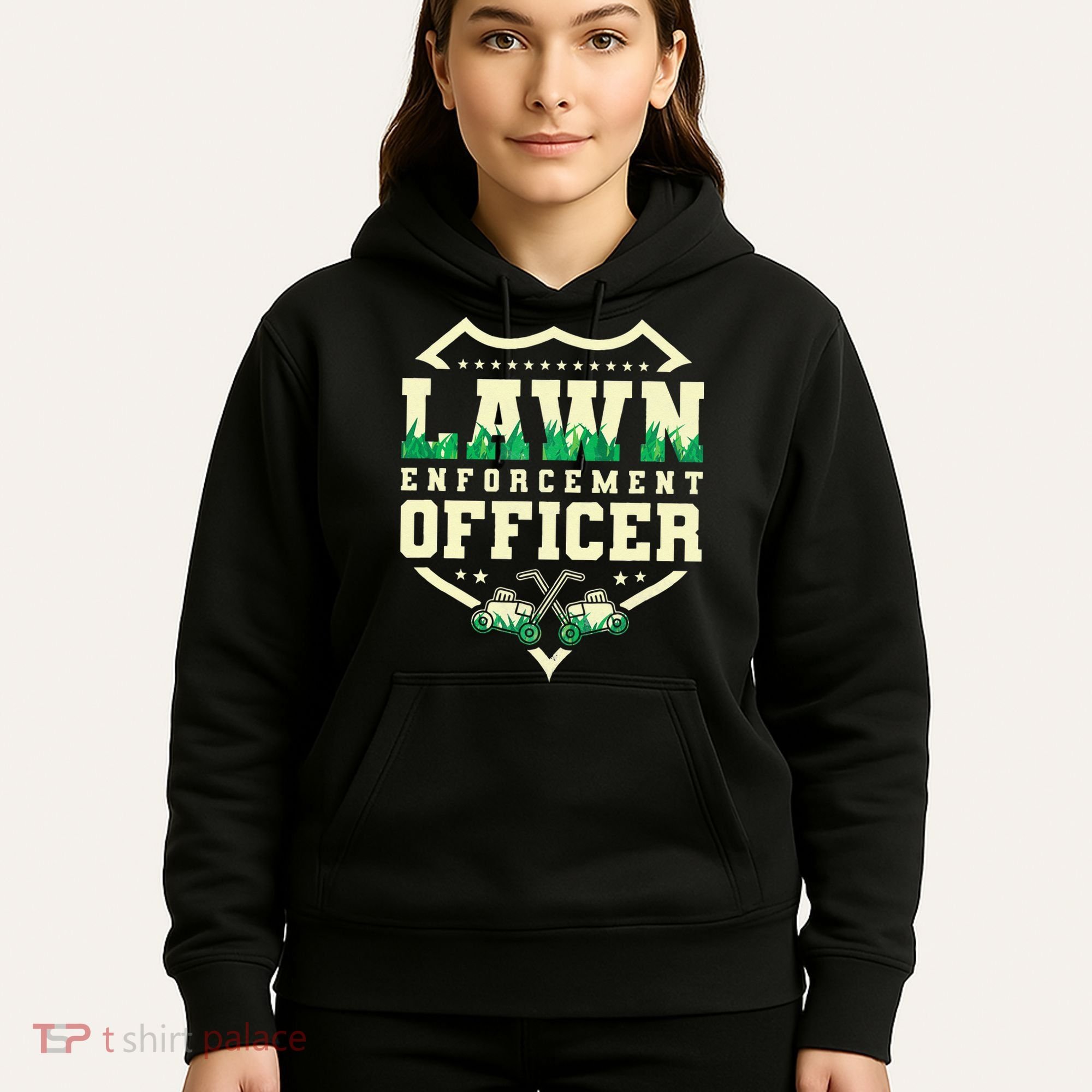 Lawn Enforcement Officer Lawn Care Hoodie