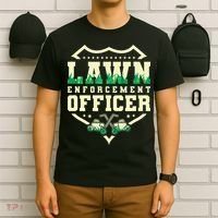Lawn Enforcement Officer Lawn Care T-Shirt thumb 6