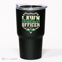 Lawn Enforcement Officer Lawn Care Tumbler thumb 0