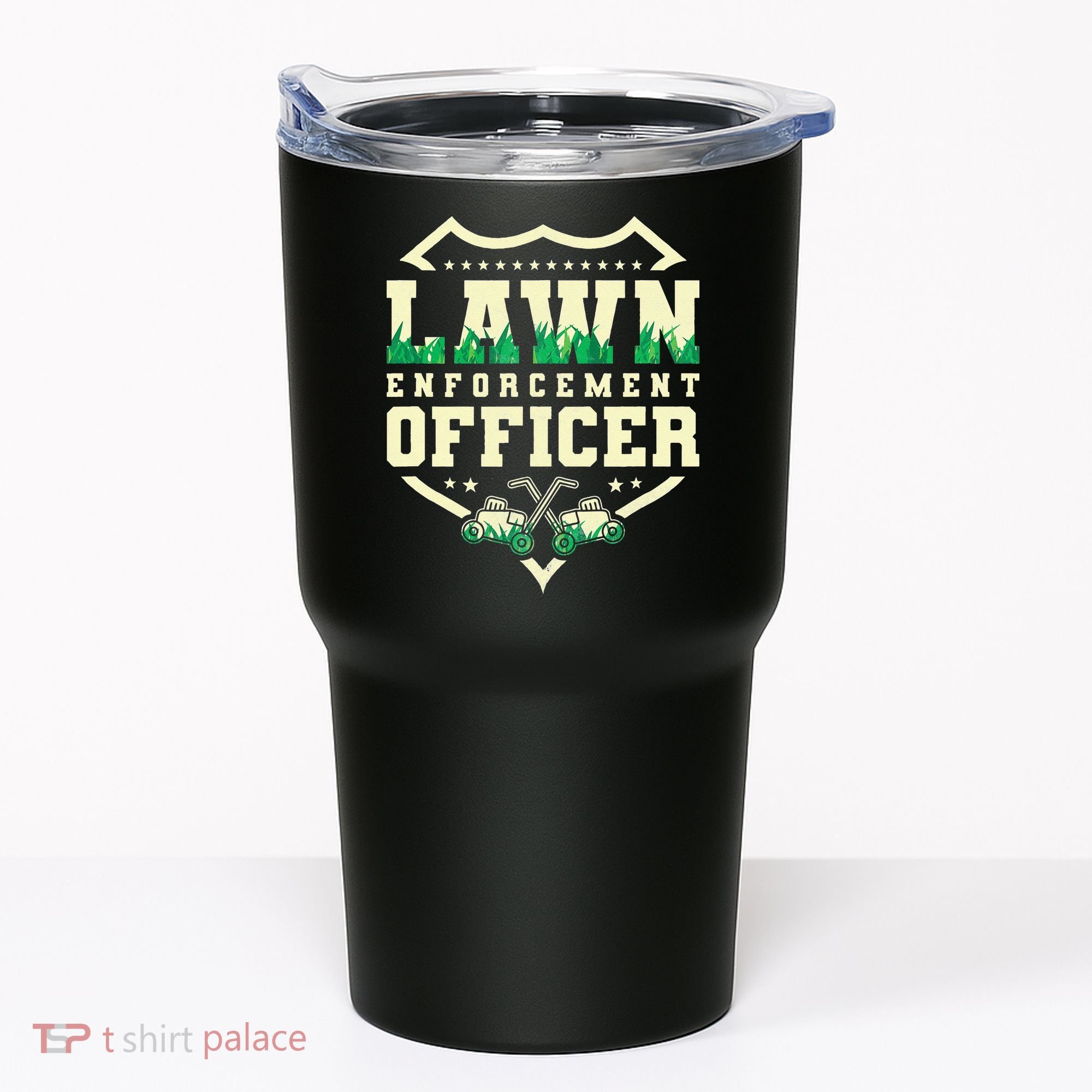 Lawn Enforcement Officer Lawn Care Tumbler