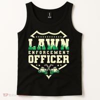 Lawn Enforcement Officer Lawn Care Tank Top thumb 2