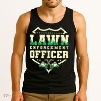 Lawn Enforcement Officer Lawn Care Tank Top thumb 3