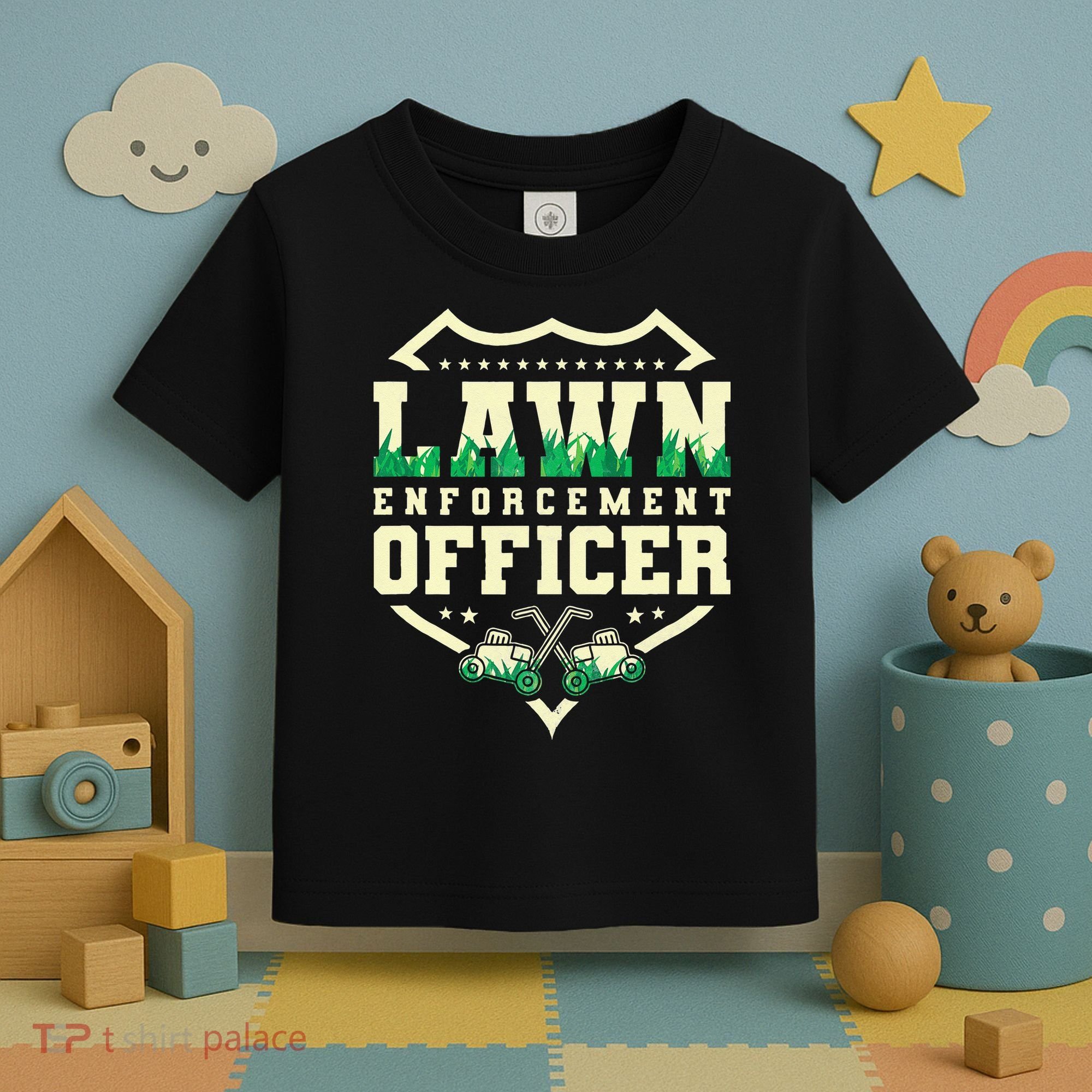 Lawn Enforcement Officer Lawn Care Toddler T-Shirt
