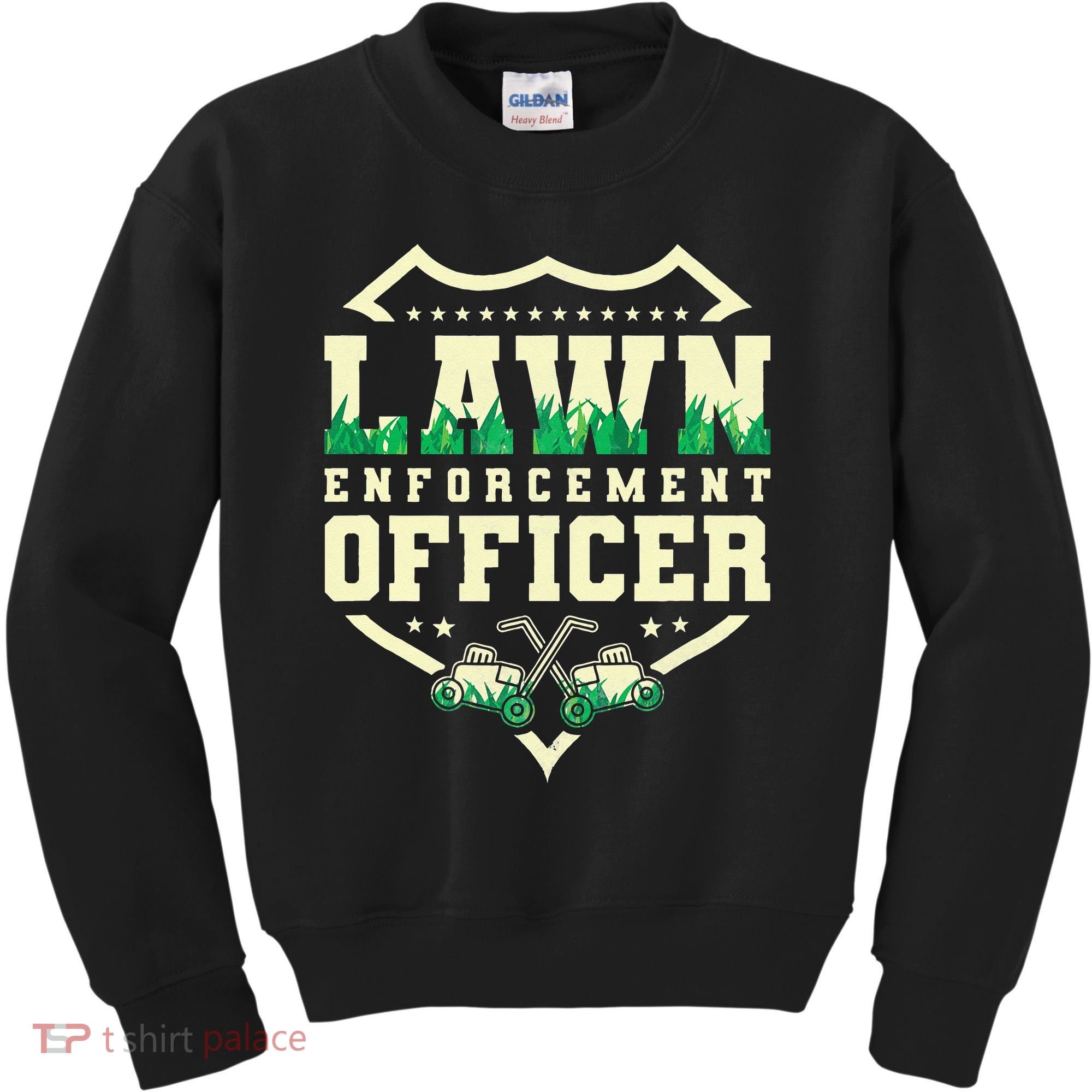 Lawn Enforcement Officer Lawn Care Kids Sweatshirt