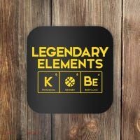 Legendary Elements of Basketball KOBe Periodic Table Fun Coaster thumb 0