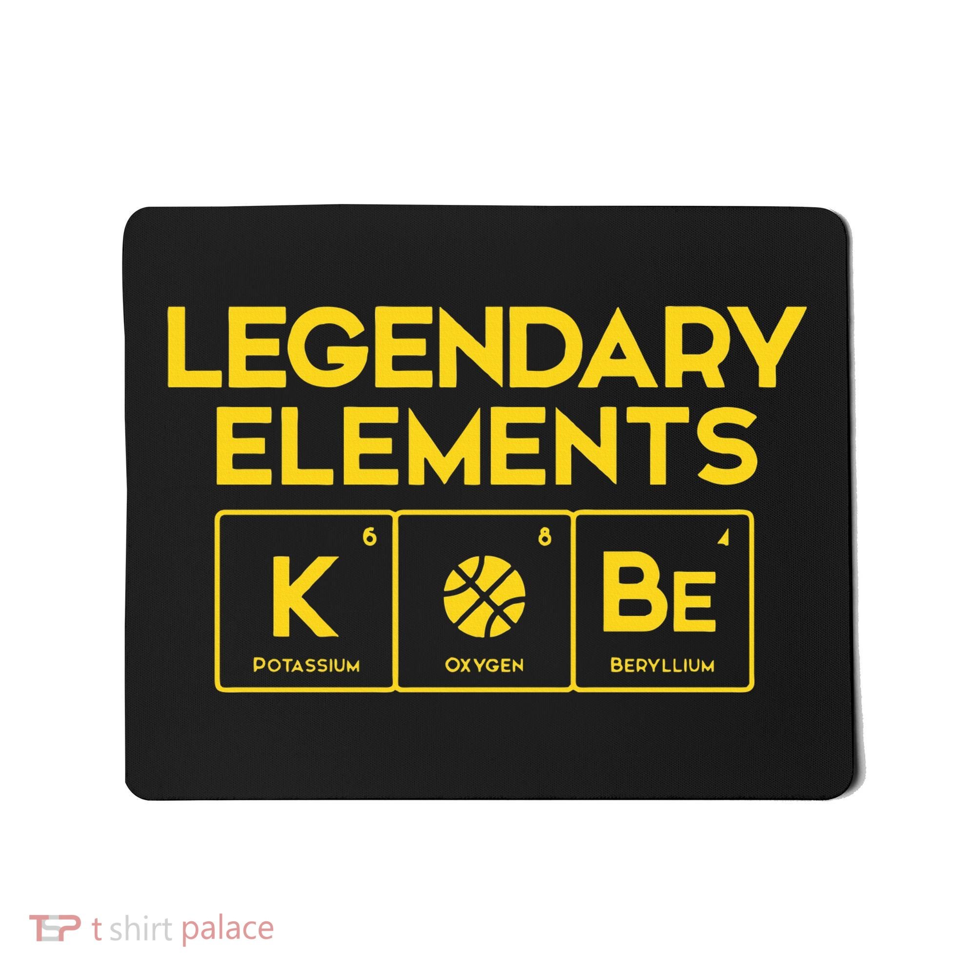 Legendary Elements of Basketball KOBe Periodic Table Fun Mousepad