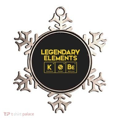 Legendary Elements of Basketball KOBe Periodic Table Fun Ornament