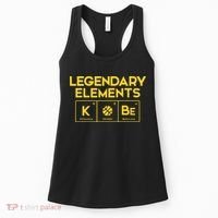 Legendary Elements of Basketball KOBe Periodic Table Fun Women's Tank Top thumb 0