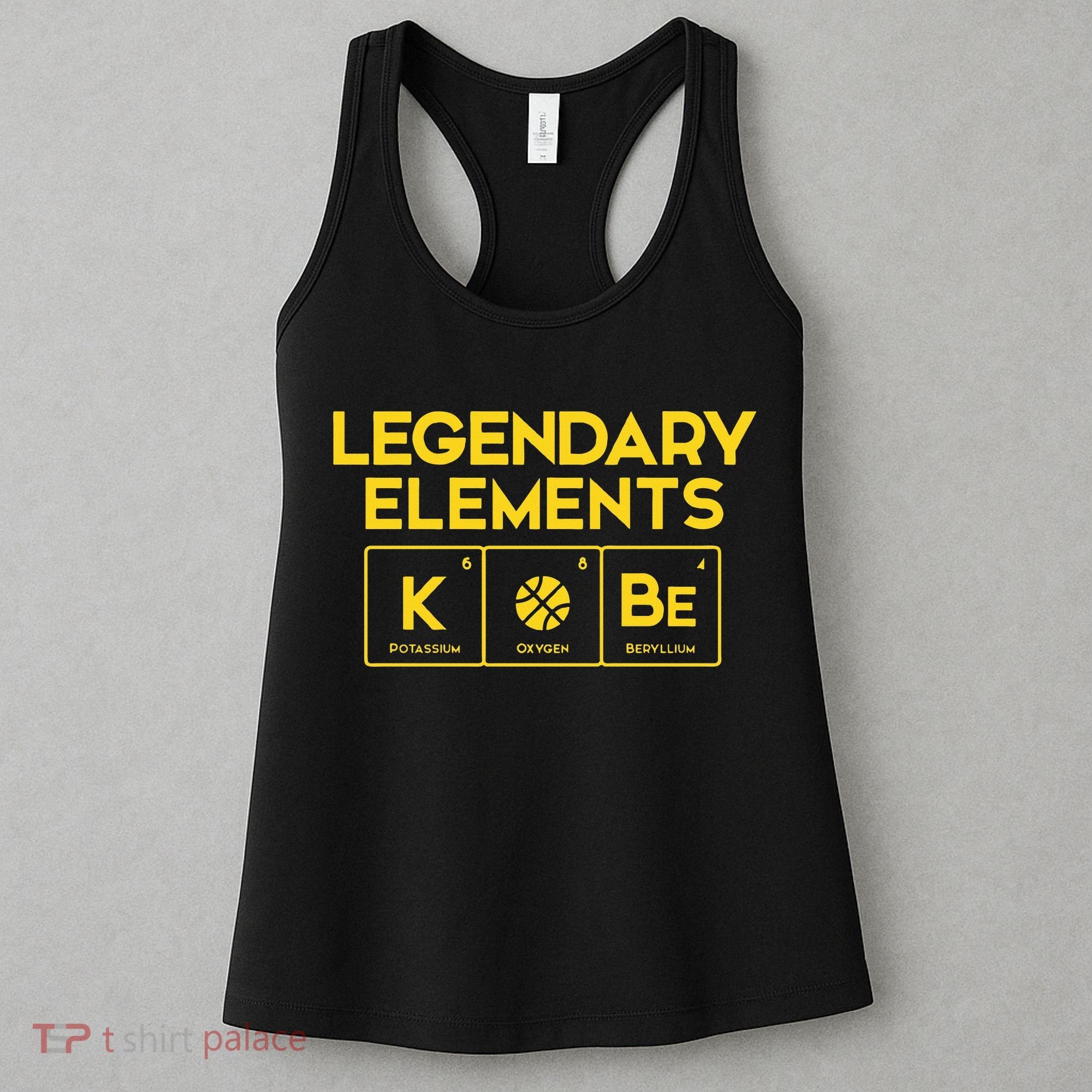 Legendary Elements of Basketball KOBe Periodic Table Fun Women's Tank Top