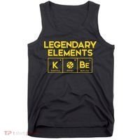 Legendary Elements of Basketball KOBe Periodic Table Fun Tank Top thumb 0