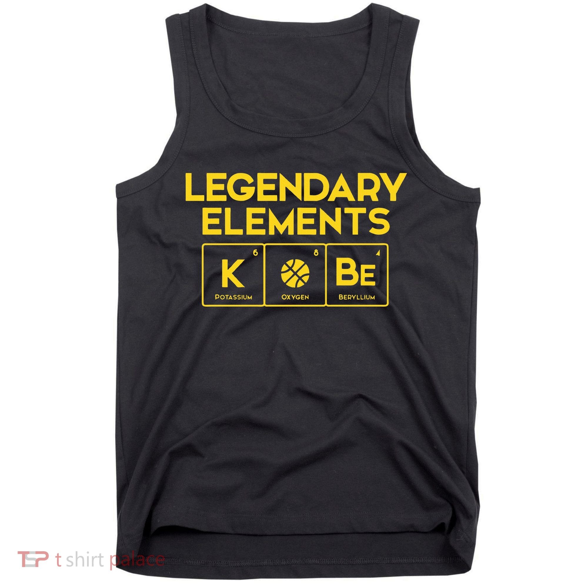 Legendary Elements of Basketball KOBe Periodic Table Fun Tank Top