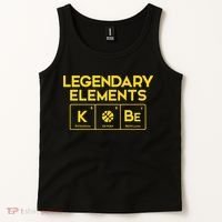 Legendary Elements of Basketball KOBe Periodic Table Fun Tank Top thumb 2