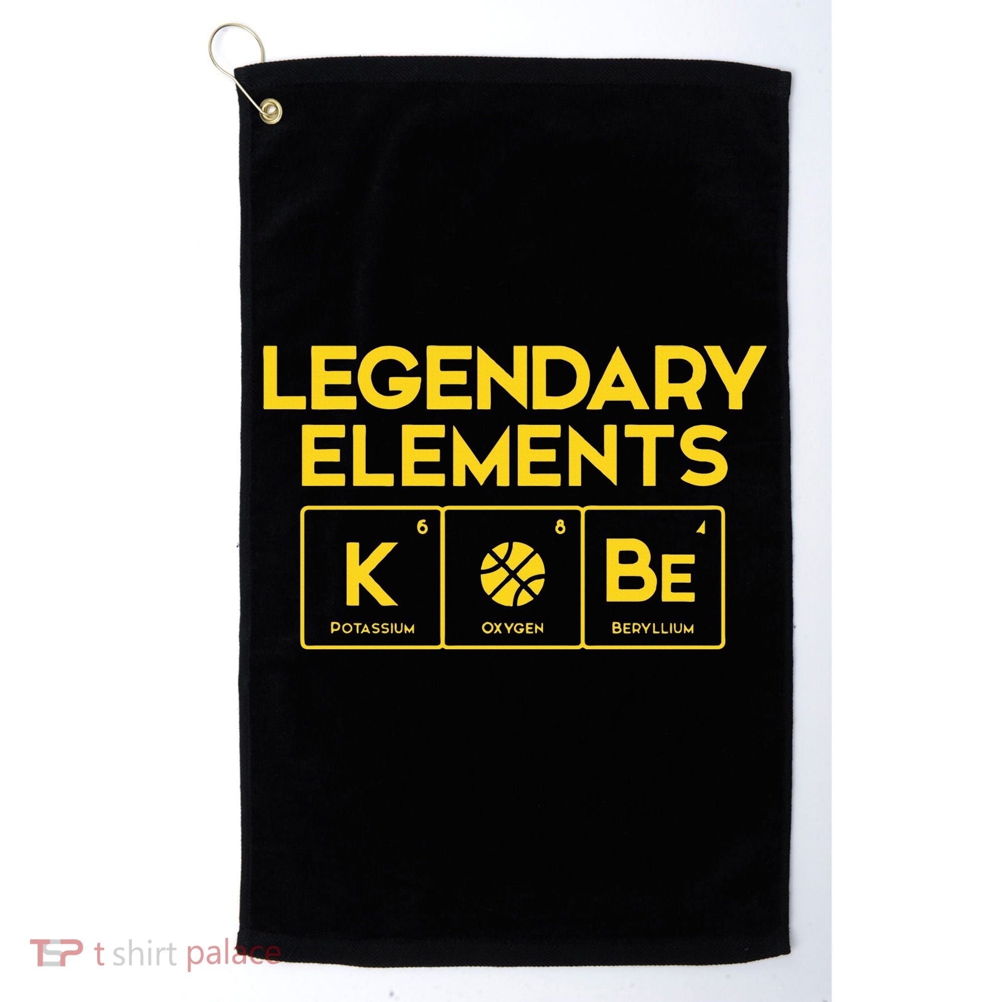 Legendary Elements of Basketball KOBe Periodic Table Fun Golf Towel