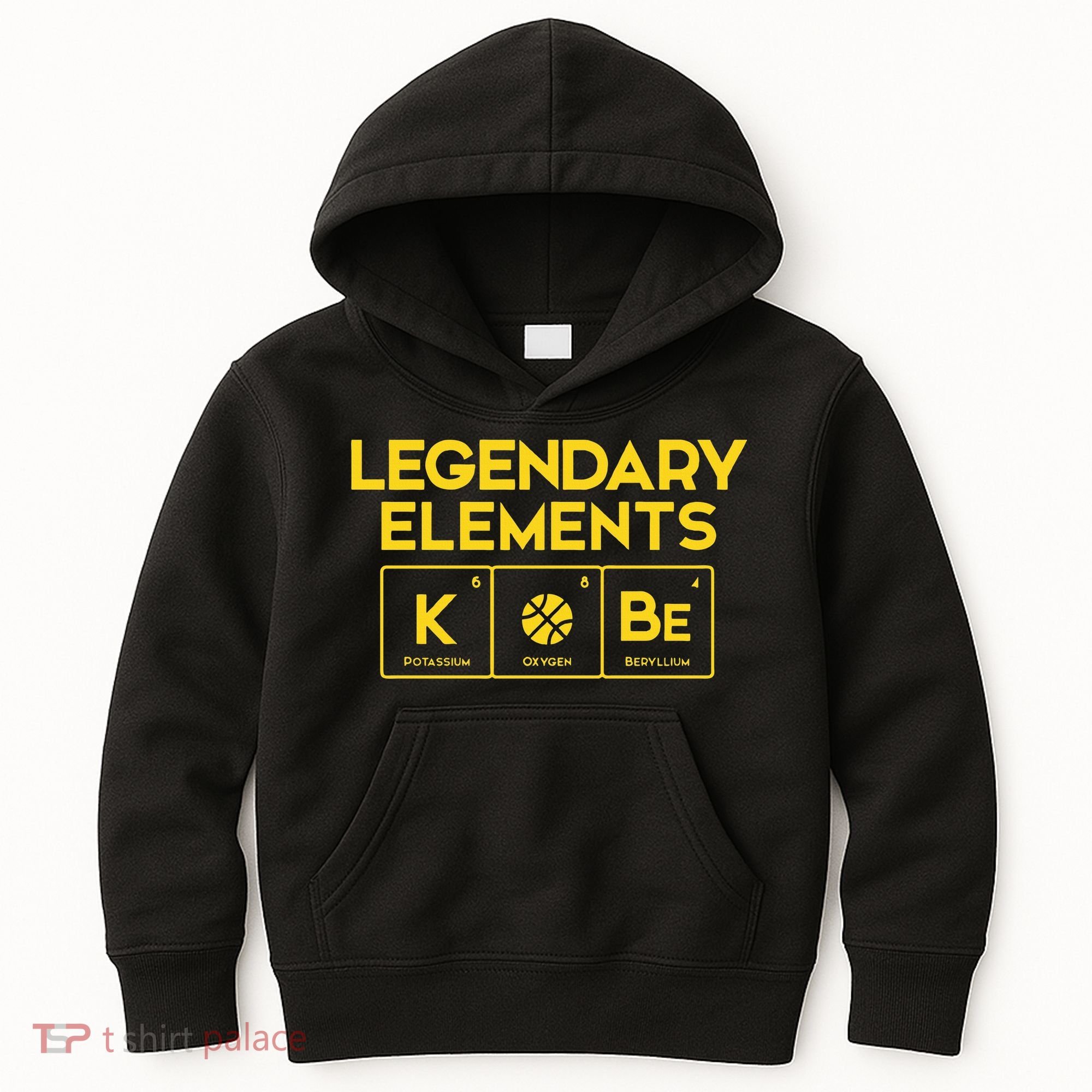 Legendary Elements of Basketball KOBe Periodic Table Fun Kids Hoodie
