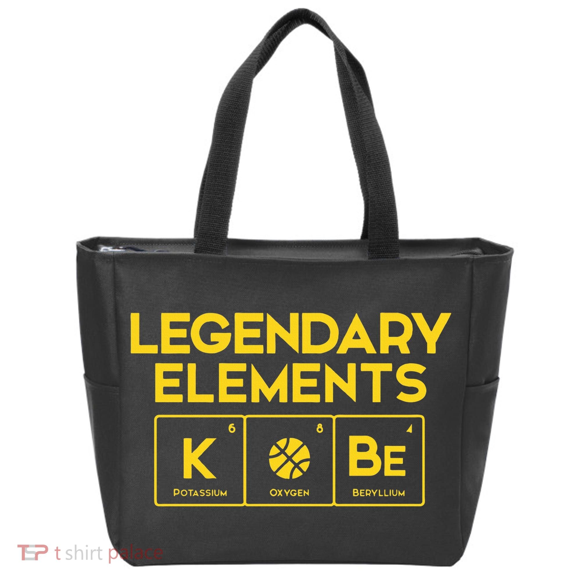 Legendary Elements of Basketball KOBe Periodic Table Fun Tote Bag