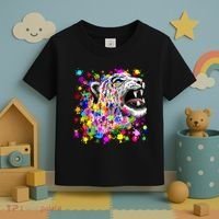 Leopard Cat Psychedelic Paint Splats Toddler T-Shirt thumb 3