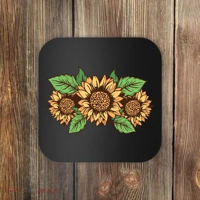 Leopard Flowers Coaster